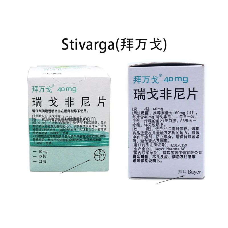 Stivarga-Regorafenib Tablets product packaging