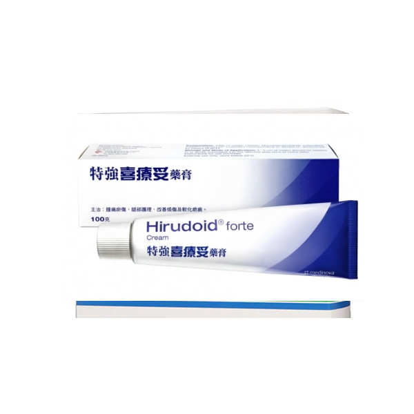 Hirudoid Mucopolysaccharide Polysulfate Cream product packaging